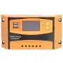 12V/24V Solar Charge Controller , Controllers Motor Speed Controllers ABS Solar Charge Discharge Regulator Large Display Screen Waterproof Photovoltaic Controller for Electronic Products[10A]