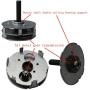 60KTYZ Synchronous Gear Motor 30RPM Dual Bearing AC Motor CW/CCW Control 115V 60Hz 10W