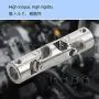 Aopin 5mm to 5mm Rotatable Universal Joint Coupling Shaft Stepper Motor, Length 52mm / 2.05