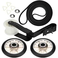 4392065 Dryer Repair Kit with 341241 Drum Belt 691366 Idler Pulley 349241T Roller By Kotoysoo For Kenmore, Whirlpool Dryer – Replaces: AP3131942, AP3098345, AP6010582, WP691366