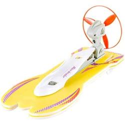 WaNana Aerodynamic Speedboat Electric Amphibious Vessel-Electric Motor Physical Science Toys-DIY Science Experiment Kits-Circuit Building STEAM Toys Fashion