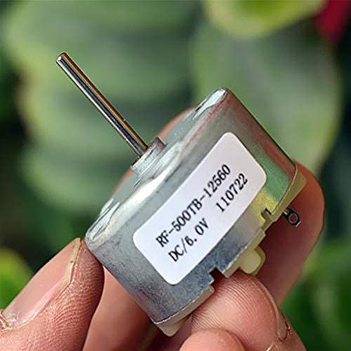 Xuulan Xianglaa-Motor Precious Metal Brush Long Shaft Round Motor, 32MM DIY Humidifier Alarm, DC 6V-12V 9V 5600RPM,