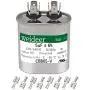 weideer 5 uF ±6% MFD 370/440 VAC CBB65 Oval Run Start Capacitor for Cool or Heat Pump Air Conditione or AC Motor Run and Fan Start,with terminals
