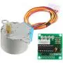 uxcell DC 5V Micro Stepper Motor 28BYJ-48 With 5V ULN2003 Drive Test Module Board 5 Line 4 Phase