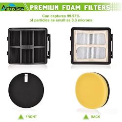 Artraise Filter Replacement for Bissell 2998 Multiclean Lift-Off Pet Vacuum Cleaner 2920 2998 2999 31269 3125W 31259, Compared to Part 1625641, 2 Post Motor HEPA Filters and 4 Foam & Felt Filters Kit