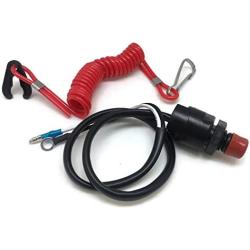 Boat Outboard Motor Kill Stop Switch Lanyard 87-97765M For Mercury Mercruiser Mariner Outboard 2/4-stroke Engine