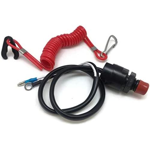Boat Outboard Motor Kill Stop Switch Lanyard 87-97765M For Mercury Mercruiser Mariner Outboard 2/4-stroke Engine