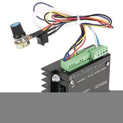 Bewinner Motor Driver Controller with Cable, WS55-220 High Performance 20VDC to 50VDC 500W 3 Phase BLDC Motor Controller CNC Brushless Spindle BLDC Motor Driver Controller