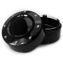 4PCS 102mm(4.02in)/95mm(3.74in) Car Wheel Center Caps Black Compatible with Mayhem Wheels