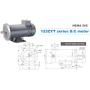 Yaetek DC MOTOR, 1750RPM, 3/4HP, 56C, 90V, TEFC, PERMANENT MAGNET DC MOTOR