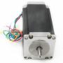 Nema23 CNC Stepper Motor 425oz-in 112mm 3A 2.8N.m 1.8° 4 Lead Wire for CNC Router Engraving Milling Lathe Machine