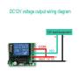 DC 12V 1CH 433Mhz RF Relay Smart Wireless Remote Control Light Switch, 2 Transmitters with 2 Relay Receiver