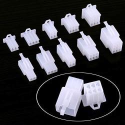 Swpeet 580Pcs 2.8MM Automotive Electrical Wire Connectors Kit, 2.8mm 2 3 4 6 9 Pin Automotive Electrical Wire Connectors Pin Header Crimp Wire Terminals
