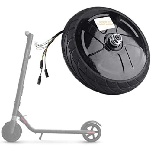 GLDYTIMES 8 inch Durable Shockproof Anti-skid Tire Compatible for Segway Ninebot Es1 Es2 Es3 Es22 Es4 Electric Scooter Structure Explosion-proof Motor Wheels
