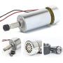 RATTMMOTOR ER11 Spindle Motor 300W Air-Cooled Spindle Motor 52mm 12-48VDC 12000RPM 400mN.m for DIY CNC Router Engraver Milling Machine