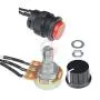 Red LED Display Digital DC 6V-30V 12V 24V 6A 8A Motor Speed Controller Adjustable 16kHz PWM Regulator CV Governor Control Switch