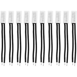 10pcs NO Temperature Control Switch KSD9700 Normally Open Thermal Protector 250V 5ATemperature Controller 40-100℃(70℃)