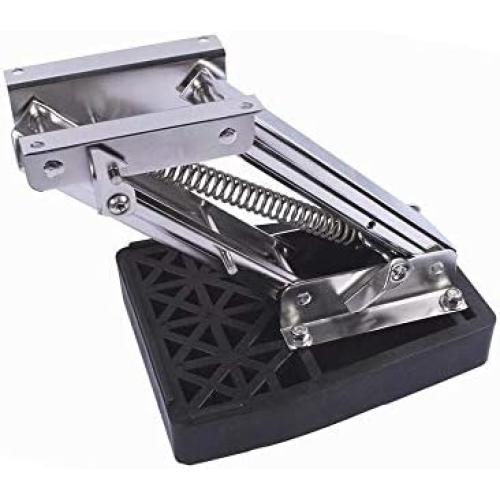 ISURE MARINE ISURE MARINE Stainless Steel Boat Outboard Motor Brackets Kicker 7.5-20HP Heavy Duty AdjustableTrolling Yacht