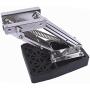 ISURE MARINE ISURE MARINE Stainless Steel Boat Outboard Motor Brackets Kicker 7.5-20HP Heavy Duty AdjustableTrolling Yacht