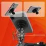 Universal 1” Ball Motorcycle Phone Mount,Quick Release Motor Bike Smartphone Holder 【Double Socket Arm not Included】