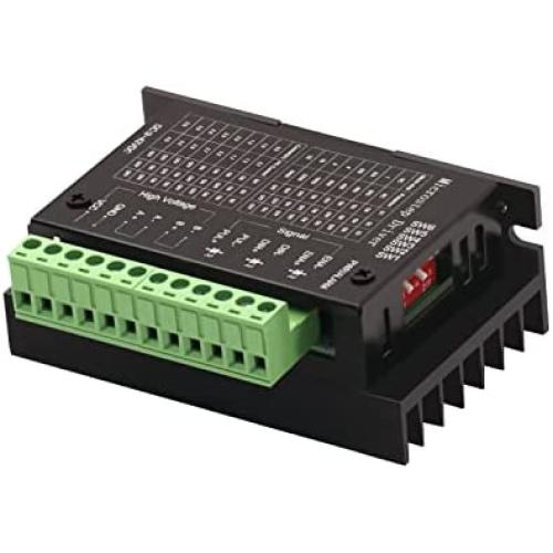 V TELESKY TB6600 Stepper Motor Driver Nema 23 Stepper Motor Driver for Nema 17, 23 Series Stepper Motor CNC Controller Single Axis Hybrid MicroStepping（1 pcs)