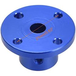 uxcell 6mm Inner Dia H15*D15 Rigid Flange Coupling Motor Guide Shaft Coupler Motor Connector 2PCS for DIY Parts