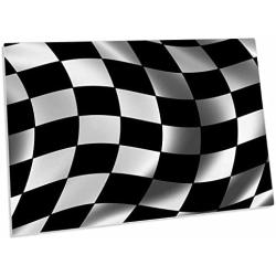 3dRose Race Flag Banner Checker Chequer Finish Racing Motor. - Desk Pad Place Mats (dpd-155076-1)