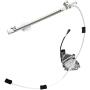 A-Premium Power Window Regulator with Motor Replacement for Jeep Liberty 2006-2007 Hole Style Rear Left Driver Side