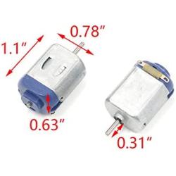 FarBoat 5Pcs DC Motor 0-6V 5000RPM Mini Motor for DIY Toy Mini USB Fan Science Experiment Appliance