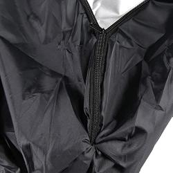 Outboard Boat Motor Cover Skyour Waterproof Boat Engine Cover Dust Rian UV Motor Protector Covers for UP-5HP/ 8-10HP/ 15-20HP/ 25-30HP/ 40-50HP/ 60-90HP/ 100-150HP (44x47x37 in for UP-5HP, Black)
