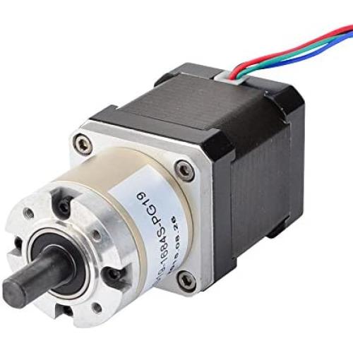 STEPPERONLINE 19:1 Planetary Gearbox High Torque Nema 17 Stepper MotorDIY CNC Camera Telescope