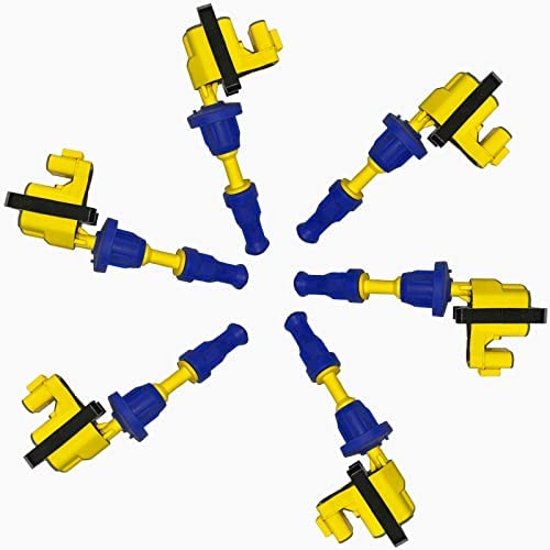 Yoshi Motors Pack of 6 Ignition Coil Replacement For Infiniti Nissan 1990-1997 1990 1991 1992 1993 1994 1995 1996 1997 90 91 92 93 94 95 96 97 J30 300ZX 3.0 3.0L V6 UF132 22448-30P03