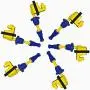 Yoshi Motors Pack of 6 Ignition Coil Replacement For Infiniti Nissan 1990-1997 1990 1991 1992 1993 1994 1995 1996 1997 90 91 92 93 94 95 96 97 J30 300ZX 3.0 3.0L V6 UF132 22448-30P03