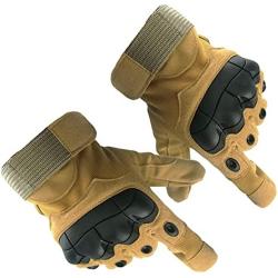 FOGEMTROP Tactical Gloves, Military Combat Gloves with Hard Knuckles, Suitable for Hunting, Shooting Training, Paintball, Motorcycle, Work, Driving, Riding, Fishing