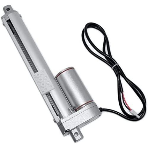 PROGRESSIVE AUTOMATIONS 12V Mini Track Linear Electric Actuator. 24 in. 50 lbs. DC Motor & Durable Stroke. for Cabinetry, Automation, Robotics, Home PA-08-24-50
