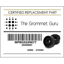 Dishwasher Diverter Valve Diverter Motor Seal Grommet Gasket Replacement Part for WPW10195677 W10195677 Compatible with Kenmore