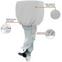 AngLink 600D Heavy Duty Outboard Motor Cover, Sun Protection Boat Motor Hood Cover, Outboard Engine Cover Fits Motor Fits 25Hp to 60Hp