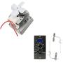 Grisun Grill Auger Motor and Digital Thermostat Kit for Traeger Wood Pellet Grills with Meat Probe Replacement 2pc