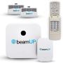 beamUP Centurion - BU800 - Two Car Garage Door Opener, Smart Home Garage Opener - Alexa Enabled, Garage Security Sensors Included, No Subscription Fees - White