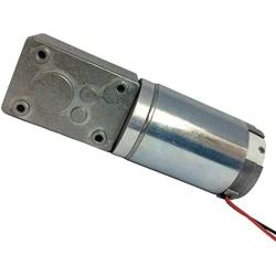 BEMONOC Small DC Worm Gear Motor 12V High Torque 110RPM Output Shaft 8MM for DIY Parts