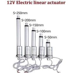 Xuulan Xianglaa-Motor 12V Electric Linear Actuator Metal Gear Linear Motor, Controller DC 50mm-250mm Stroke Moving Distance, Wide Range of Applications