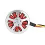 Brushless Motor, 5010-360KV 1PCS Metal Outdoor Big Load Multiaxis Thick Line Hollow Cover Double Bearing Brushless Motor(Negative Tooth)