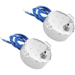 Jutagoss TYC-50 Synchronous Motor, Turntable Synchron Motor AC 110V 5-6 RMP 4 Watt Low RPM Motor,Cup Turner Spinning Motor CW/CCW Direction for Hand-Made,School Project,Model,Rotisserie 2Pcs