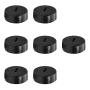 Heyiarbeit Carbon Brush Holder Caps 19mm O.D. 8mm Thickness Electric Motor Brush Cover Plastic Fitting Thread Black 10pcs