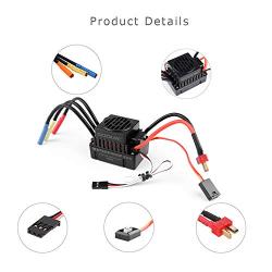 GoolRC Upgrade Waterproof 3650 3500KV Brushless Motor with 60A ESC Combo Set for 1/10 RC Car Truck