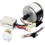 L-faster 24V 250W Electric High Speed DC Motor with Controller Electric Mini Scooter Brushed Motor and Regulator Belt Drive Motor Kit