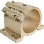 GZYF CNC Spindle Clamp 65MM 80mm Mounting Bracket for Spindle/Silver, 65mm Gold