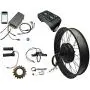5000w Electric Fat Bike Conversion kit sabvoton Controller 100KM/H max Speed, with TFT Color Display System,Single Speed Freewheel