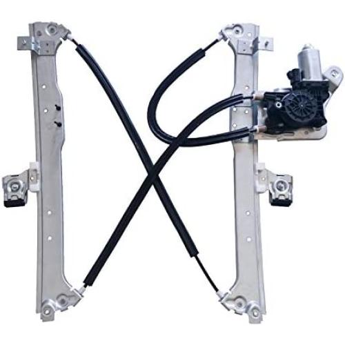 SONTIAN 741-579 Window Regulator Rear Passenger Side for 07-01 2002 Chevy silverado / 2002-2006 Escalade/Chevy Suburban/Avalanche/Yukon/Sierra with Motor 15135971