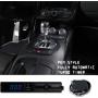 MASO 12V Blue Vehicle Car Flameout Delay Turbo Timer,LED Display, Auto Device Black Pen Control